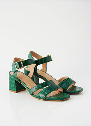 Sandales/Nu pieds vert COSMOPARIS pour femme