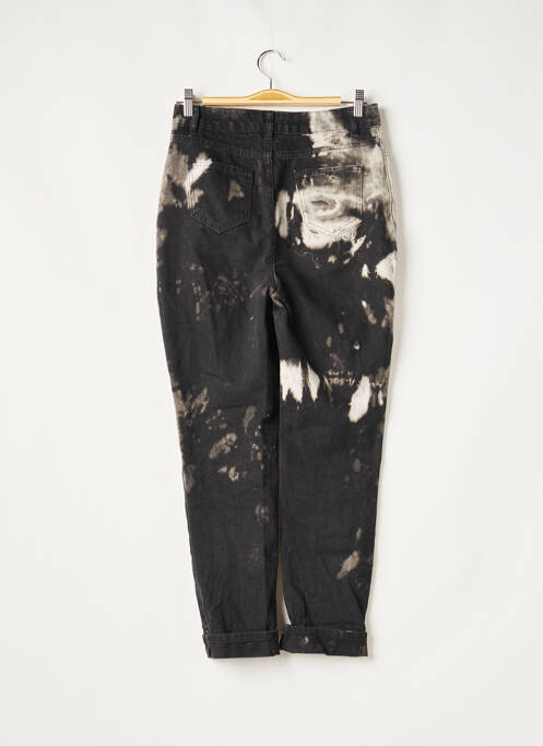 Jean coupe Mom noir BOOHOO pour femme