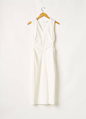 Robe mi-longue sans manche sans manche blanc URBAN REVIVO femme