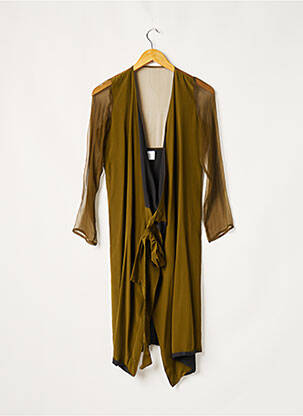 Veste casual manches longues vert YAYOU femme