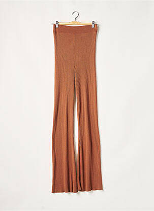 Pantalon flare stretch taille normale marron ASOS femme