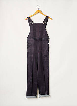 Salopette  fines bretelles bleu 1966.COUTURE femme