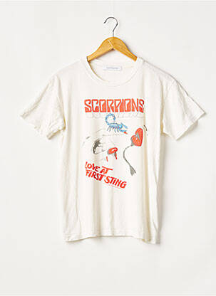 T-shirt imprimé fantaisie manches courtes beige DAYDREAMER femme
