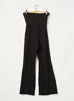 Pantalon large taille haute taille haute noir 140.AVENUE femme