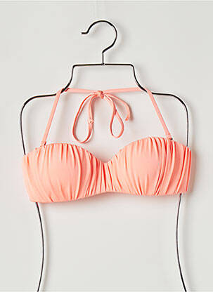 Haut de maillot de bain stretch haut bandeau orange H&M femme