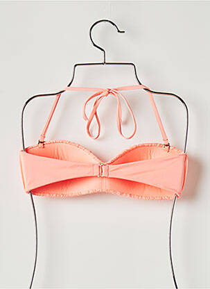 Haut de maillot de bain stretch haut bandeau orange H&M femme