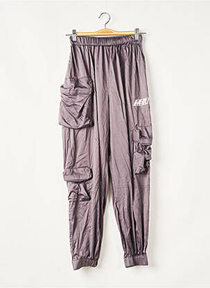 Pantalon cargo poches taille normale gris MISTRESS ROCKS femme