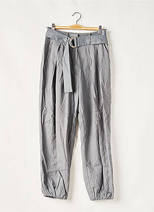 Pantalon large gris TULAROSA pour femme