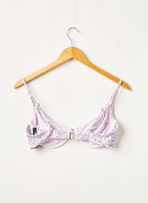 Haut de maillot de bain violet NHLT pour femme