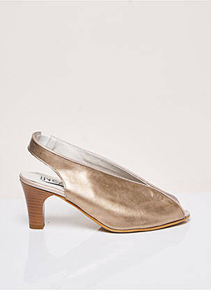 Sandales/Nu pieds beige INEA pour femme