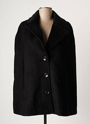 Manteau court coupe droite sans capuche noir MEXX femme
