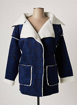 Manteau long bleu MEXX pour femme