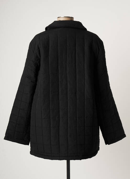 Manteau long noir SOIE POUR SOI pour femme
