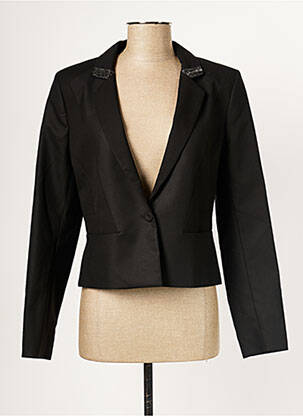 Blazer coupe cintrée noir ONE STEP femme