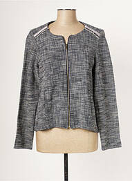 Veste casual col rond gris ONE STEP femme