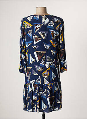 Robe courte manches longues manches longues bleu ONE STEP femme
