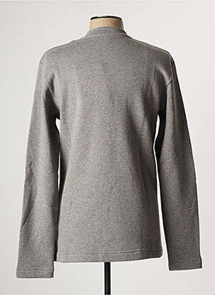 Sweat-shirt broderie manches longues gris LOREAK homme