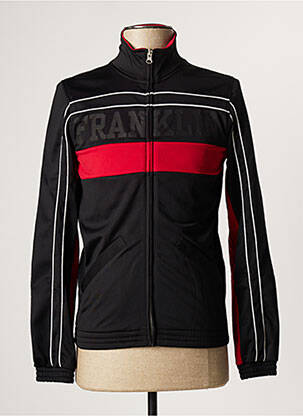 Veste casual col rond noir FRANKLIN MARSHALL femme