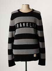 Pull noir FRANKLIN MARSHALL pour homme seconde vue