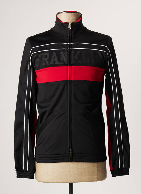 Veste casual col rond noir FRANKLIN MARSHALL femme
