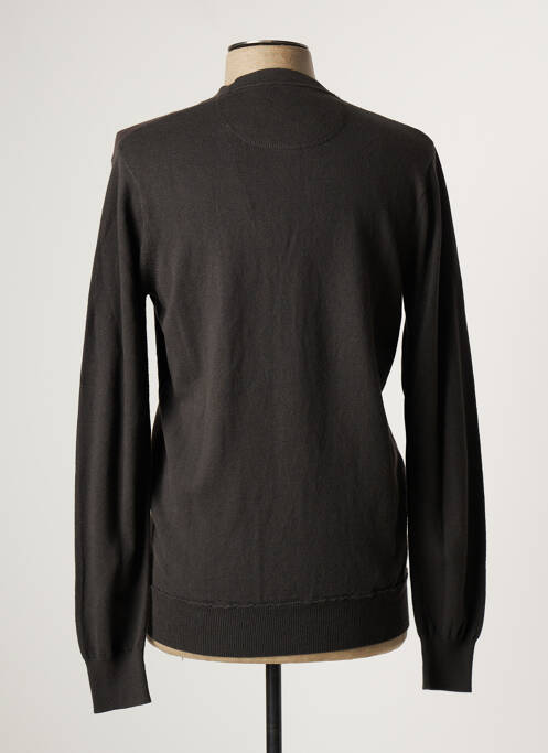 Gilet manches longues marron TERRE BLEUE pour homme