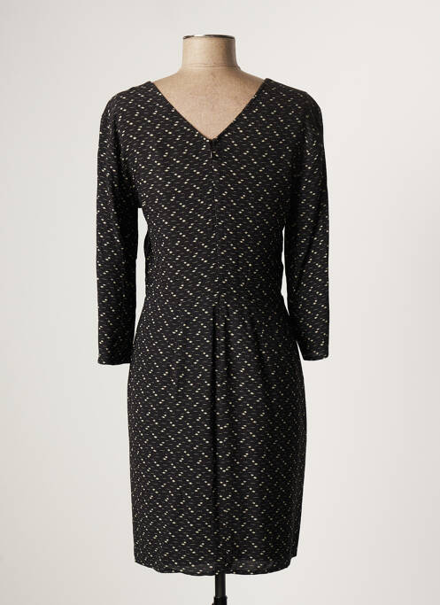 Robe mi-longue noir ONE STEP pour femme