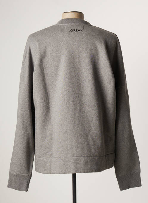 Sweat-shirt gris LOREAK pour homme