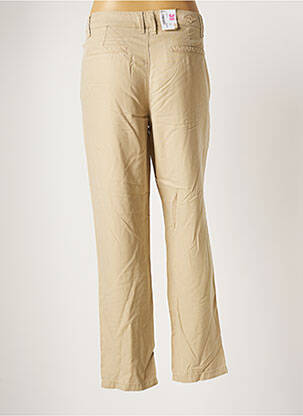 Pantalon chino fermeture zippée sous rabat boutonné taille normale beige LEE COOPER femme