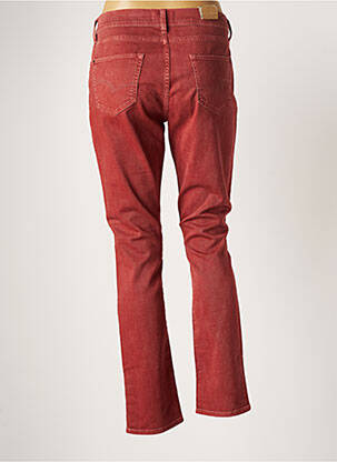 Jeans coupe droite broderie rivets taille normale rouge LEE COOPER femme