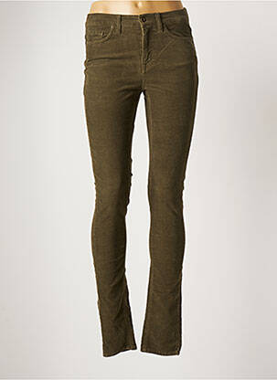 Pantalon slim stretch taille normale vert GANT femme