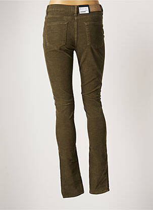 Pantalon slim stretch taille normale vert GANT femme