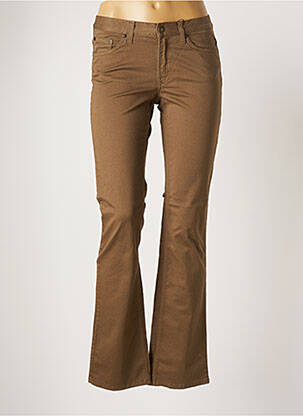 Pantalon flare stretch taille normale marron GANT femme