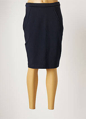 Jupe mi-longue taille normale bleu ONE STEP femme