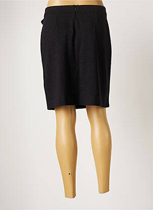 Jupe courte coupe droite noir ONE STEP femme