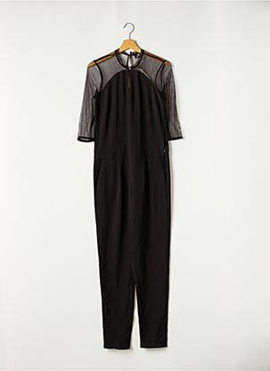 Combi-pantalon coupe fluide manches 3/4 noir ONE STEP femme