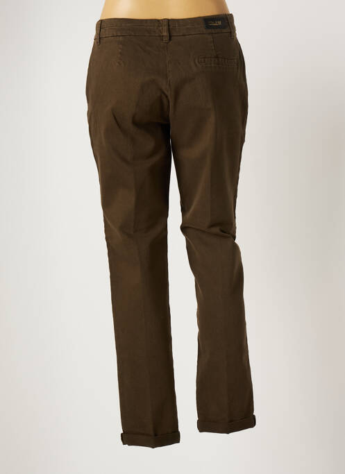 Pantalon chino marron ONE STEP pour femme