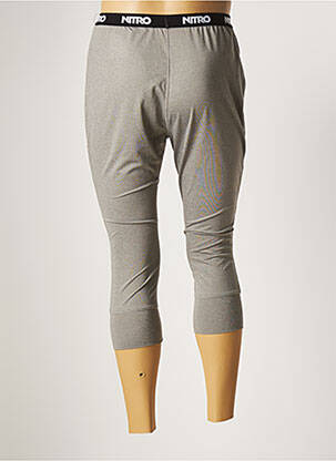 Legging tissage chiné taille normale gris NITRO homme