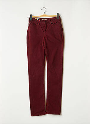 Pantalon droit stretch taille normale rouge LEE COOPER femme