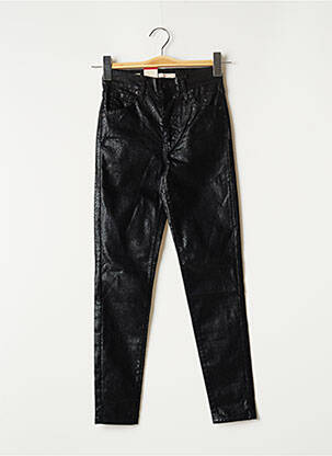 Pantalon 7/8 stretch taille normale noir LEVI'S femme
