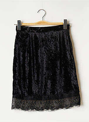 Jupe mi-longue coupe évasée noir COMPTOIR DES COTONNIERS femme