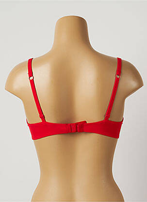 Soutien-gorge légère et transparente haut soutien-gorge emboitant rouge LOU femme