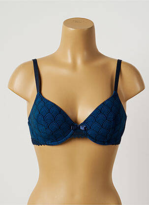 Soutien-gorge haut soutien-gorge moulé haut soutien-gorge moulé bleu LOU femme