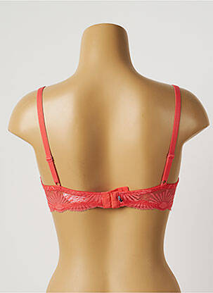 Soutien-gorge tissage dentelle haut soutien-gorge moulé orange PRINCESSE TAM-TAM femme