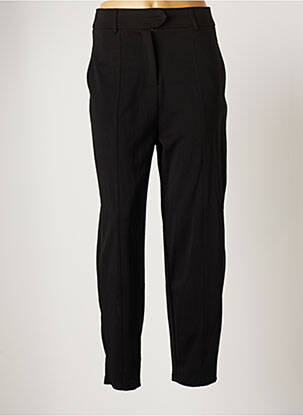 Pantalon droit noir ICHI pour femme