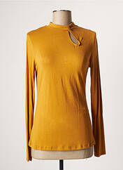 T-shirt jaune SMASH WEAR pour femme seconde vue