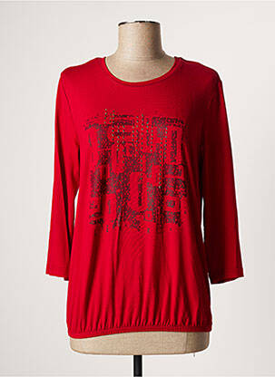 T-shirt rouge BRANDTEX pour femme