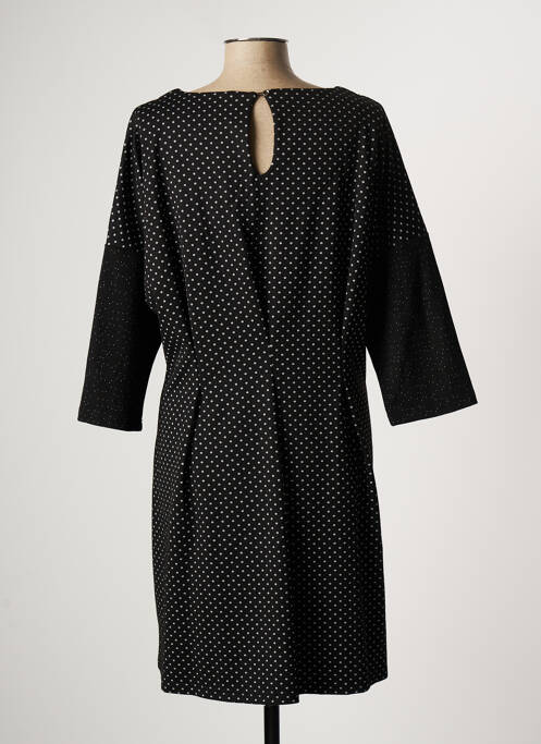 Robe mi-longue noir SMASH WEAR pour femme