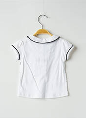 T-shirt blanc ELLE EST OU LA MER pour enfant seconde vue