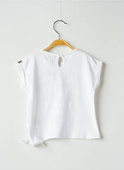 T-shirt blanc ELLE EST OU LA MER pour fille seconde vue