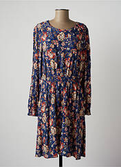 Robe mi-longue bleu C'EST BEAU LA VIE pour femme seconde vue